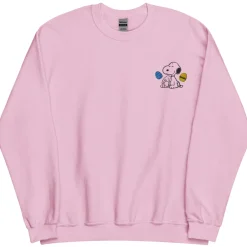 Hot Snoopy Easter Eggs Embroidered Crewneck Sweatshirt Snoopy | Hoodies & Sweatshirts
