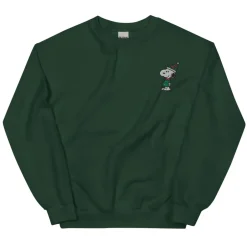 Discount Snoopy Elf Embroidered Adult Crewneck Snoopy | Hoodies & Sweatshirts