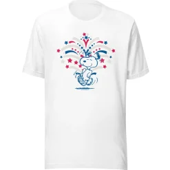 Sale Snoopy Fireworks Adult T-Shirt Snoopy | T-Shirts