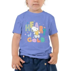 Discount Snoopy Heart of Gold Toddler T-Shirt Kids Snoopy | T-Shirts