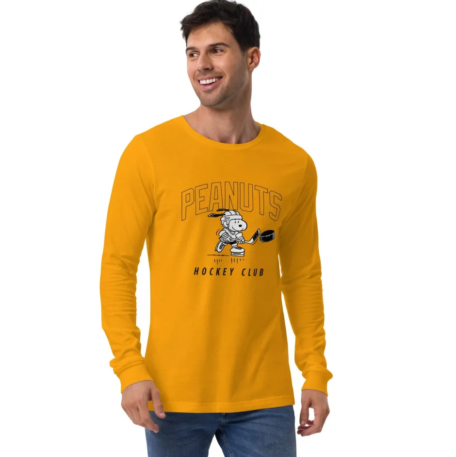 Online Snoopy Hockey Club Long Sleeve T-Shirt Snoopy | Long Sleeve T-Shirts