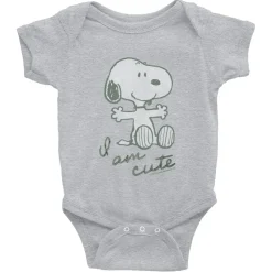 Discount Snoopy I Am Cute Baby Bodysuit Kids Snoopy | Baby & Kids