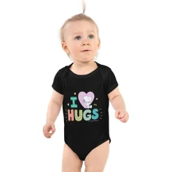 New Snoopy I Love Hugs Baby Bodysuit Kids Snoopy | Baby & Kids