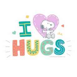 New Snoopy I Love Hugs Baby Bodysuit Kids Snoopy | Baby & Kids