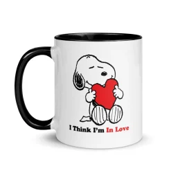 Hot Snoopy I Think I'm In Love Two Tone Mug Snoopy | Mugs