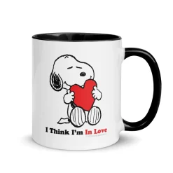 Hot Snoopy I Think I'm In Love Two Tone Mug Snoopy | Mugs