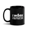 New Snoopy I Work So My Dog Can Have A Better Life Personalized Photo Upload Mug Snoopy | Pet