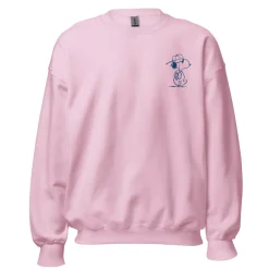 Fashion Snoopy Joe Cool Embroidered Adult Sweatshirt Snoopy | Joe Cool
