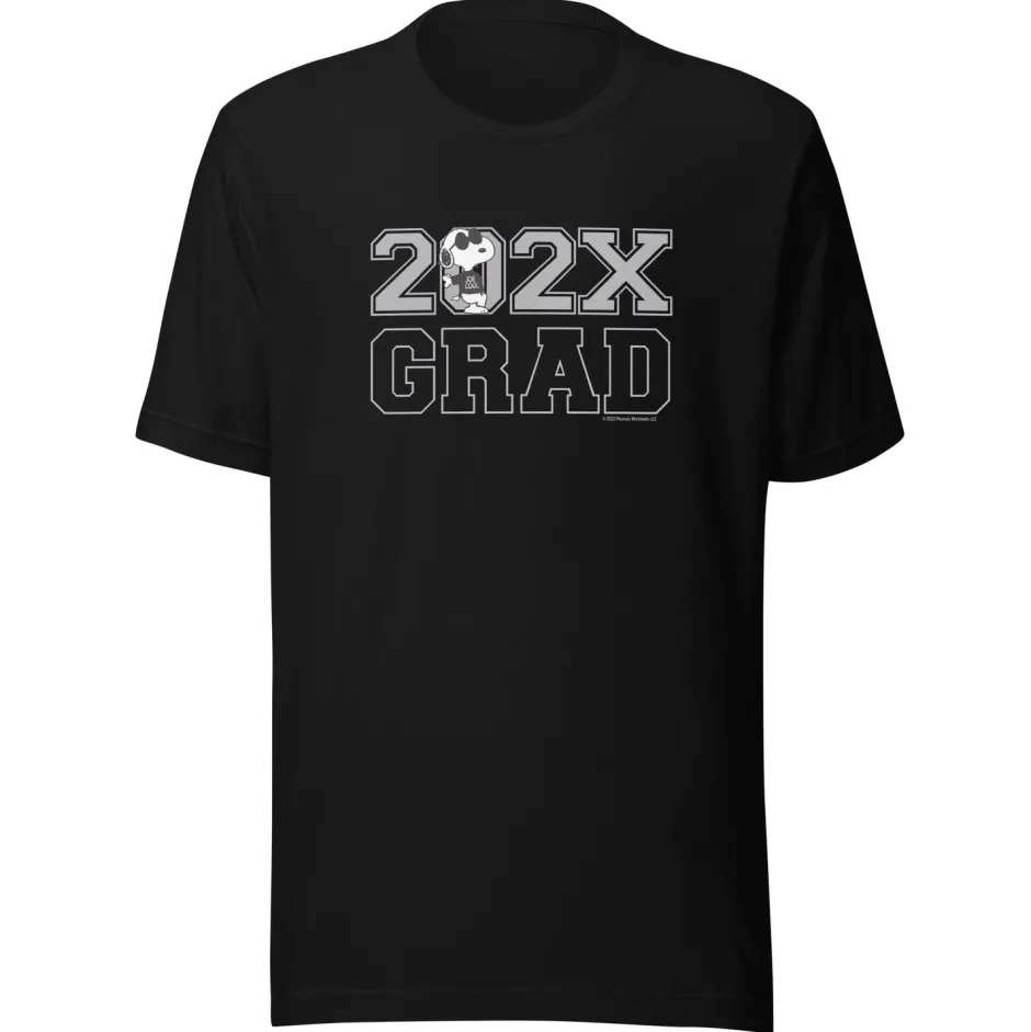Outlet Snoopy Joe Cool Personalized Grad Adult T-Shirt Snoopy | T-Shirts