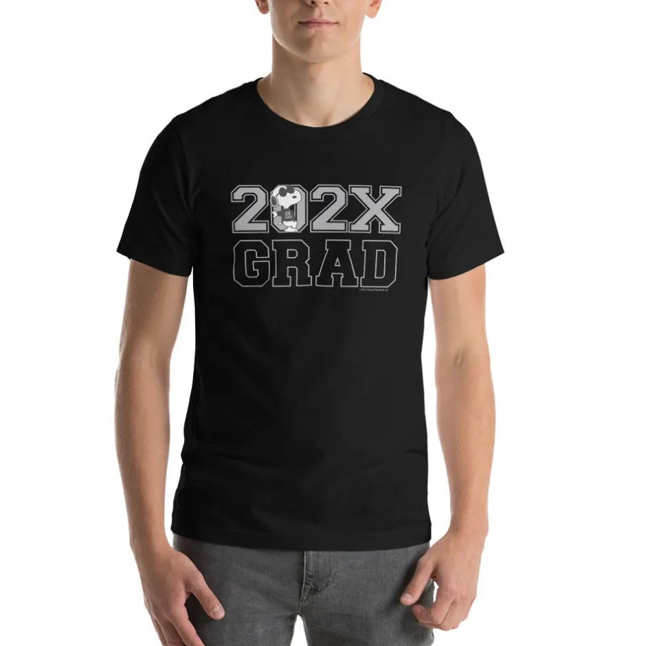 Outlet Snoopy Joe Cool Personalized Grad Adult T-Shirt Snoopy | T-Shirts
