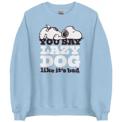 Sale Snoopy Lazy Dog Adult Sweatshirt Snoopy | Pet