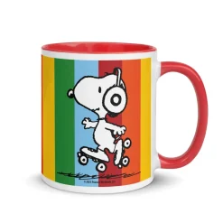 Fashion Snoopy Let the Good Times Roll Two-Tone Mug Snoopy | Mugs