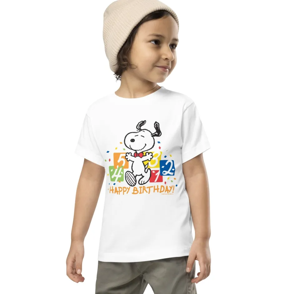 Clearance Snoopy Numbers Toddler Tee Kids Snoopy | T-Shirts
