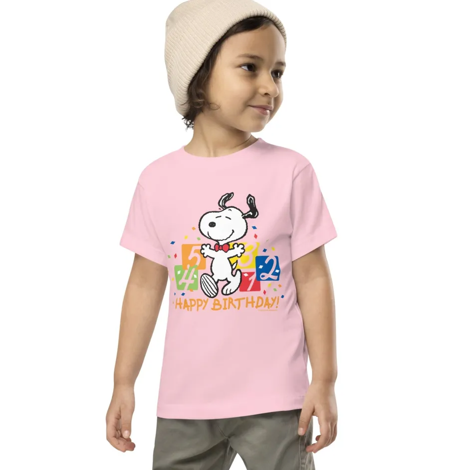 Clearance Snoopy Numbers Toddler Tee Kids Snoopy | T-Shirts