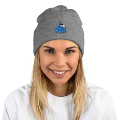 Clearance Snoopy Puffer Embroidered Pom Pom Beanie Snoopy | Hats & Beanies