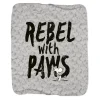 Sale Snoopy Rebel With Paws Sherpa Blanket Snoopy | Blankets & Pillows