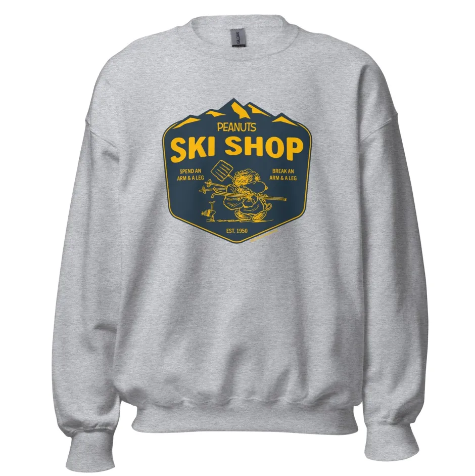 Outlet Snoopy Ski Shop Adult Sweatshirt Snoopy | Hoodies & Sweatshirts