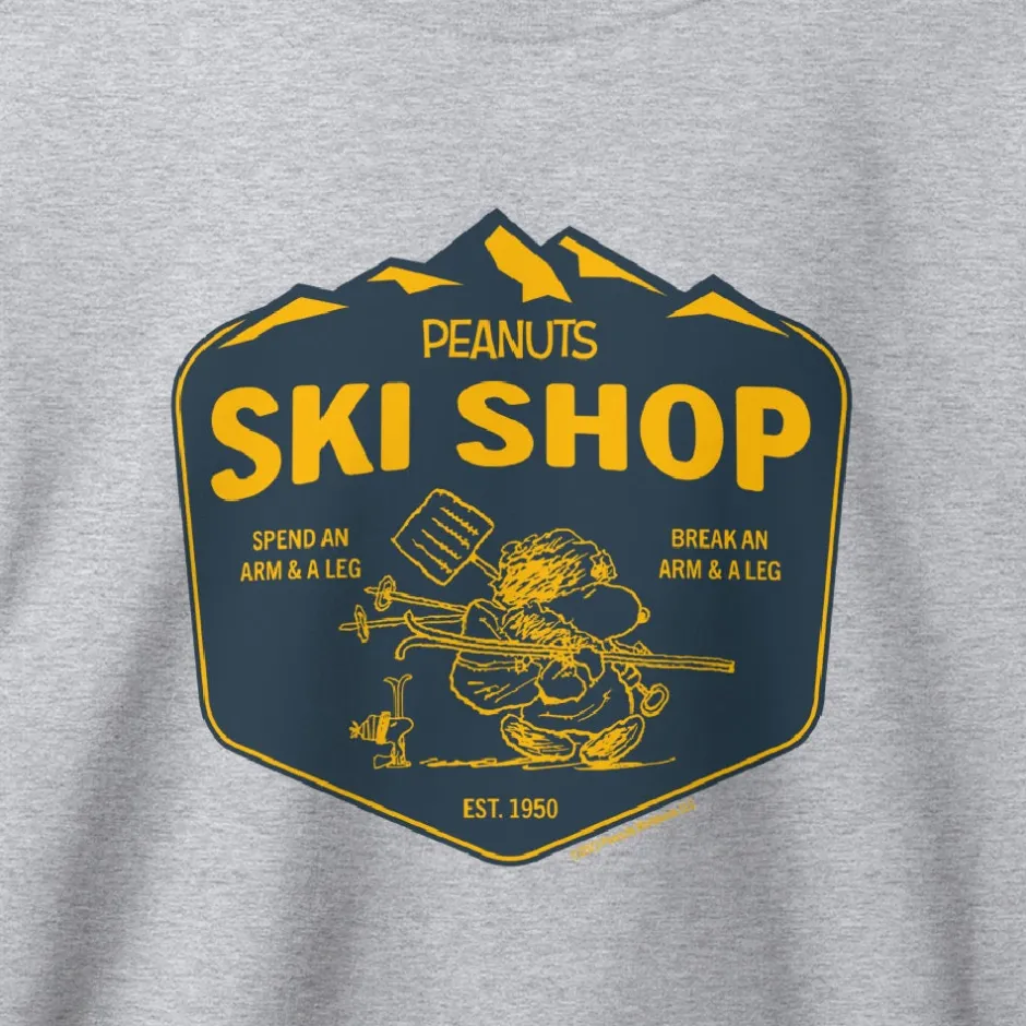 Outlet Snoopy Ski Shop Adult Sweatshirt Snoopy | Hoodies & Sweatshirts