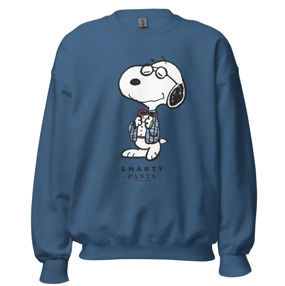 Best Snoopy Smarty Pants Adult Sweatshirt Snoopy | Hoodies & Sweatshirts