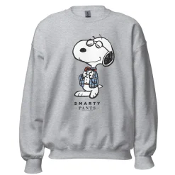 Best Snoopy Smarty Pants Adult Sweatshirt Snoopy | Hoodies & Sweatshirts