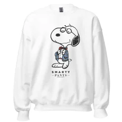 Best Snoopy Smarty Pants Adult Sweatshirt Snoopy | Hoodies & Sweatshirts