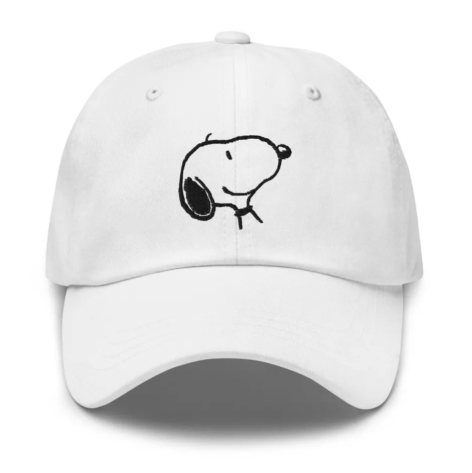 Hot Snoopy Smile Embroidered Hat Snoopy | Hats & Beanies