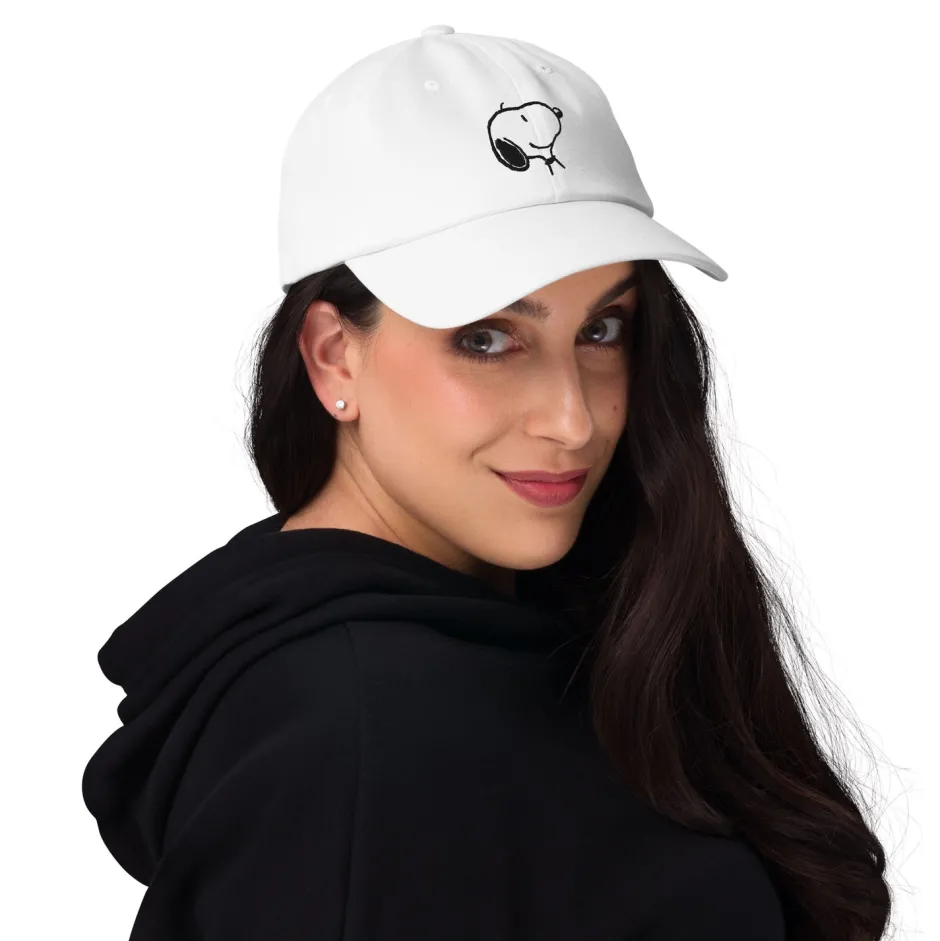 Hot Snoopy Smile Embroidered Hat Snoopy | Hats & Beanies