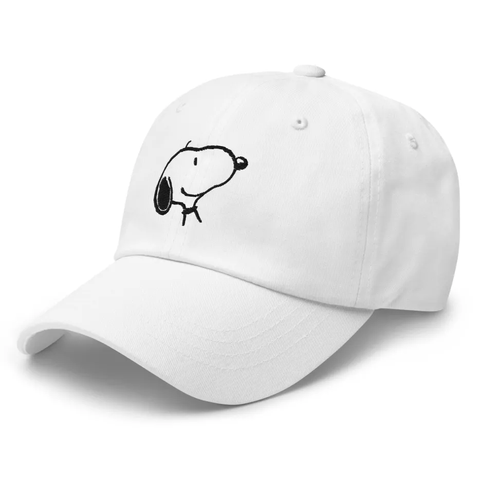 Hot Snoopy Smile Embroidered Hat Snoopy | Hats & Beanies