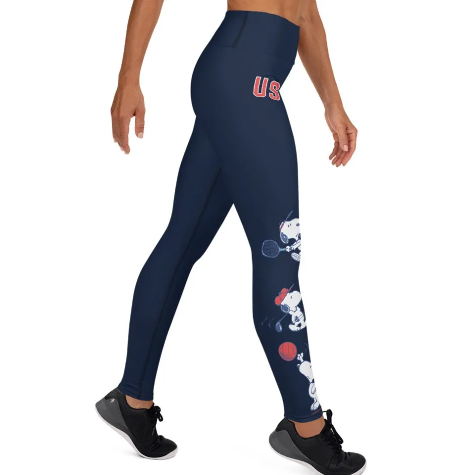 Online Snoopy Sports Yoga Leggings Pants & Sweatpants