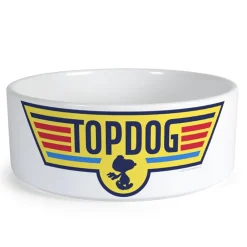 Clearance Snoopy Top Dog Personalized Large Pet Bowl Snoopy | Pet