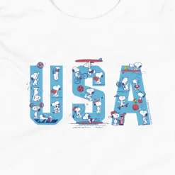 Online Snoopy USA Sports Kids T-Shirt Snoopy | T-Shirts