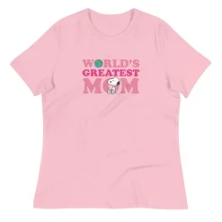 Sale Snoopy World's Greatest Mom Relaxed Women's T-Shirt Snoopy | T-Shirts