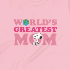 Sale Snoopy World's Greatest Mom Relaxed Women's T-Shirt Snoopy | T-Shirts