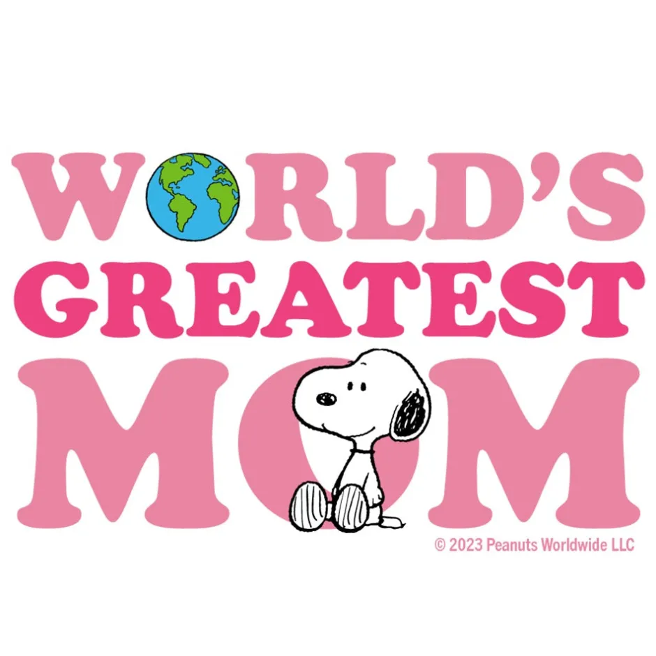 New Snoopy World's Greatest Mom Personalized Two Tone Mug Snoopy | Mugs