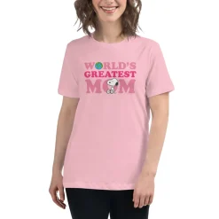 Sale Snoopy World's Greatest Mom Relaxed Women's T-Shirt Snoopy | T-Shirts