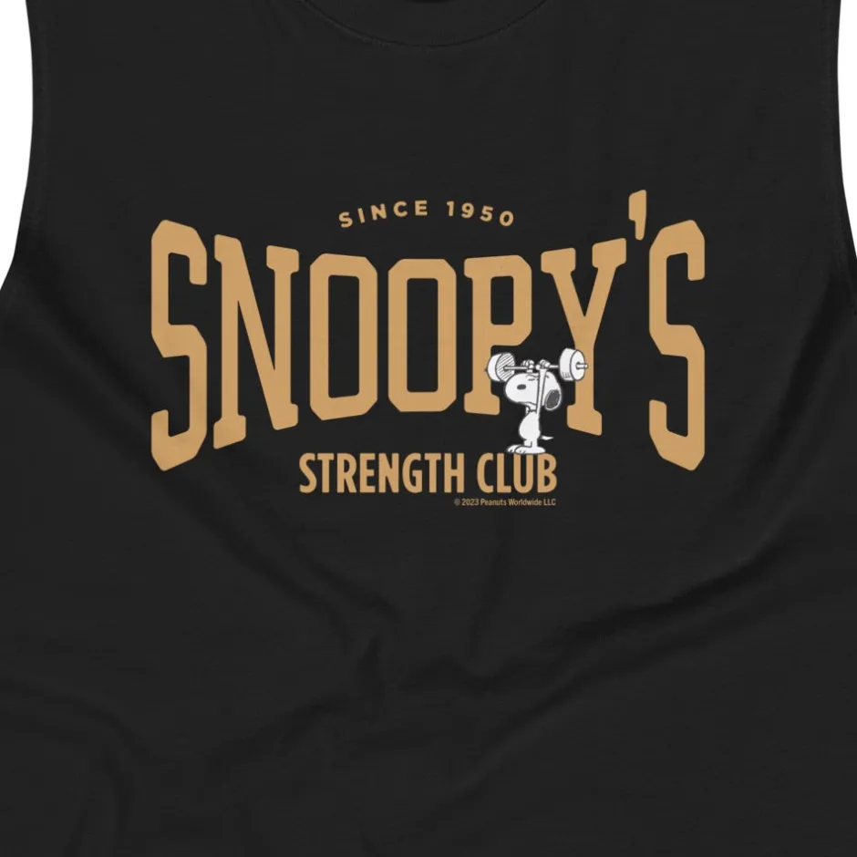 Outlet Snoopy's Strength Club Muscle Shirt Snoopy | Tank Tops