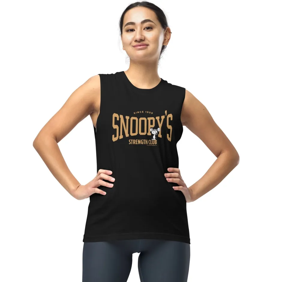 Outlet Snoopy's Strength Club Muscle Shirt Snoopy | Tank Tops