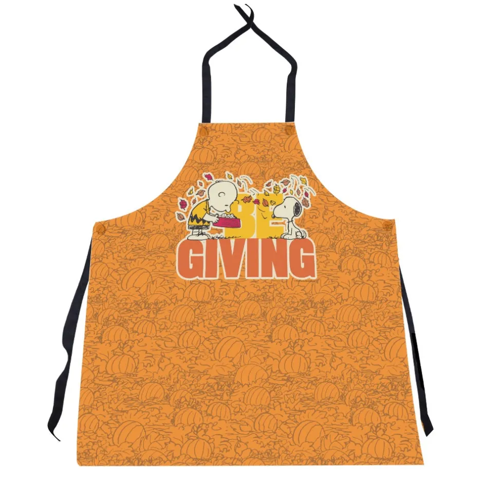 Discount Thanksgiving Be Giving Apron Snoopy | Charlie Brown