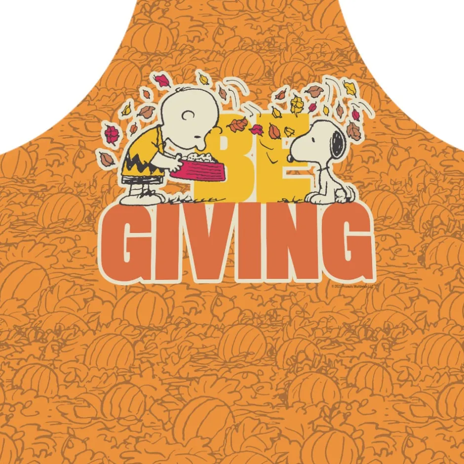 Discount Thanksgiving Be Giving Apron Snoopy | Charlie Brown