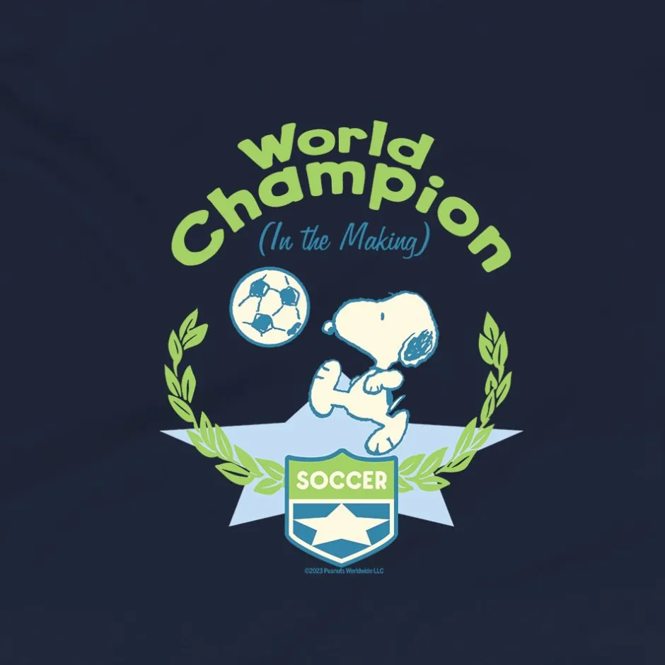 New World Champion in The Making Snoopy Kids T-Shirt Snoopy | T-Shirts