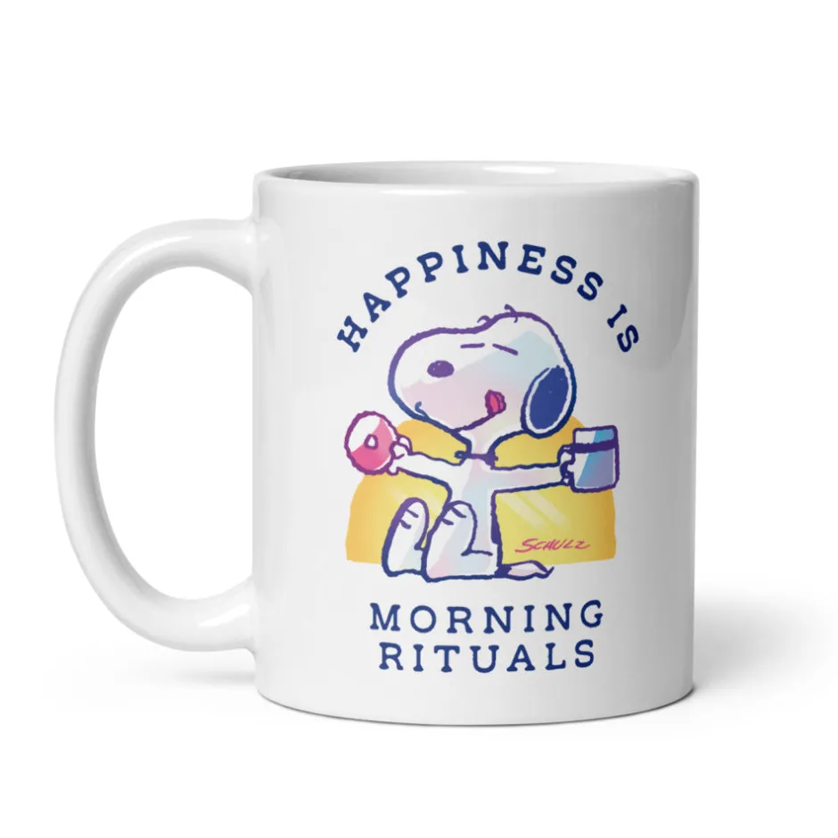 Hot 75 Years of Happiness Is Morning Rituals Mug Mugs