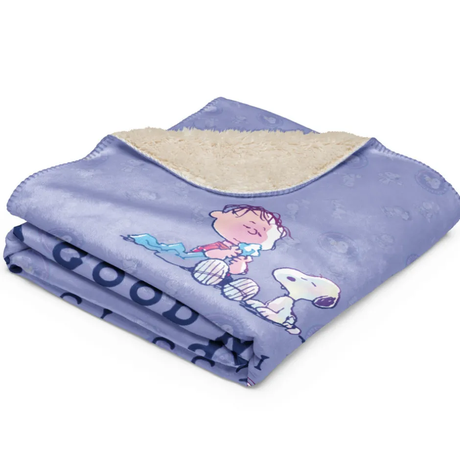 Fashion 75 Years of Happiness Is A Good Nap Sherpa Blanket Blankets & Pillows