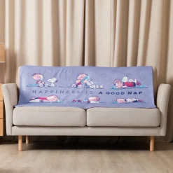 Fashion 75 Years of Happiness Is A Good Nap Sherpa Blanket Blankets & Pillows