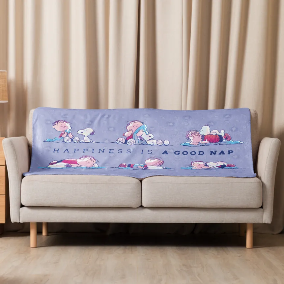 Fashion 75 Years of Happiness Is A Good Nap Sherpa Blanket Blankets & Pillows