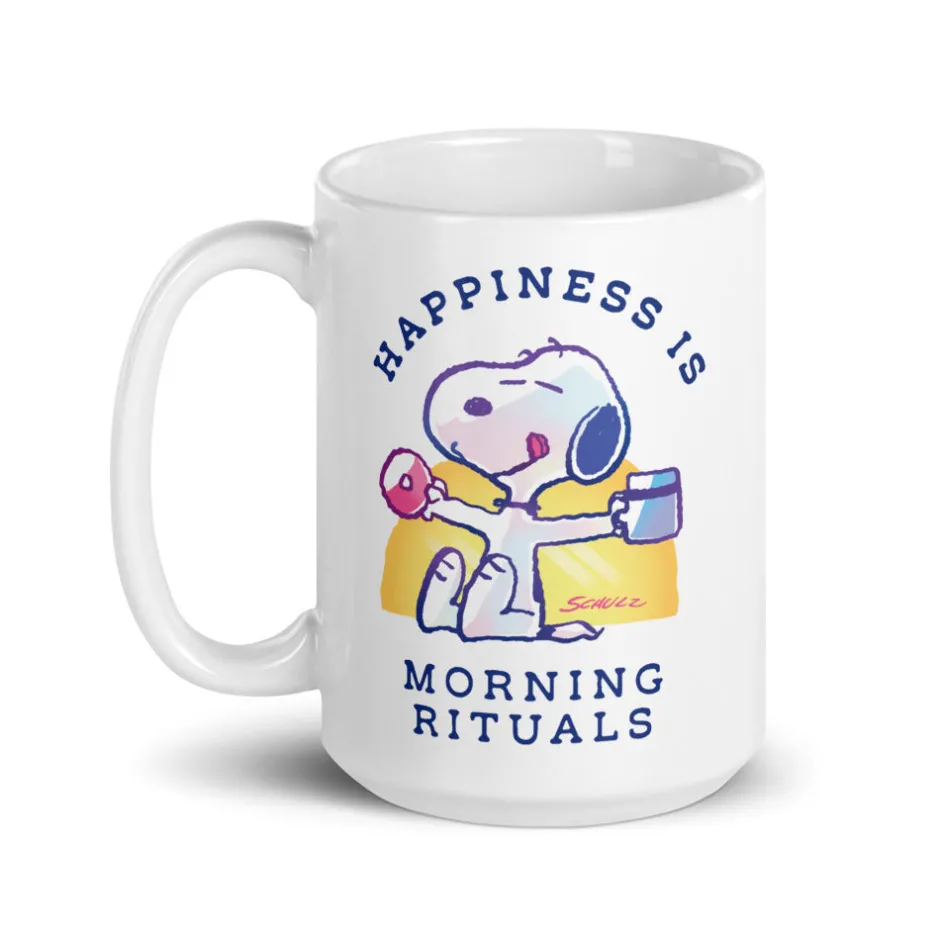 Hot 75 Years of Happiness Is Morning Rituals Mug Mugs