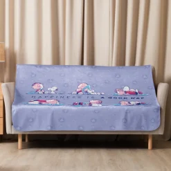 Fashion 75 Years of Happiness Is A Good Nap Sherpa Blanket Blankets & Pillows