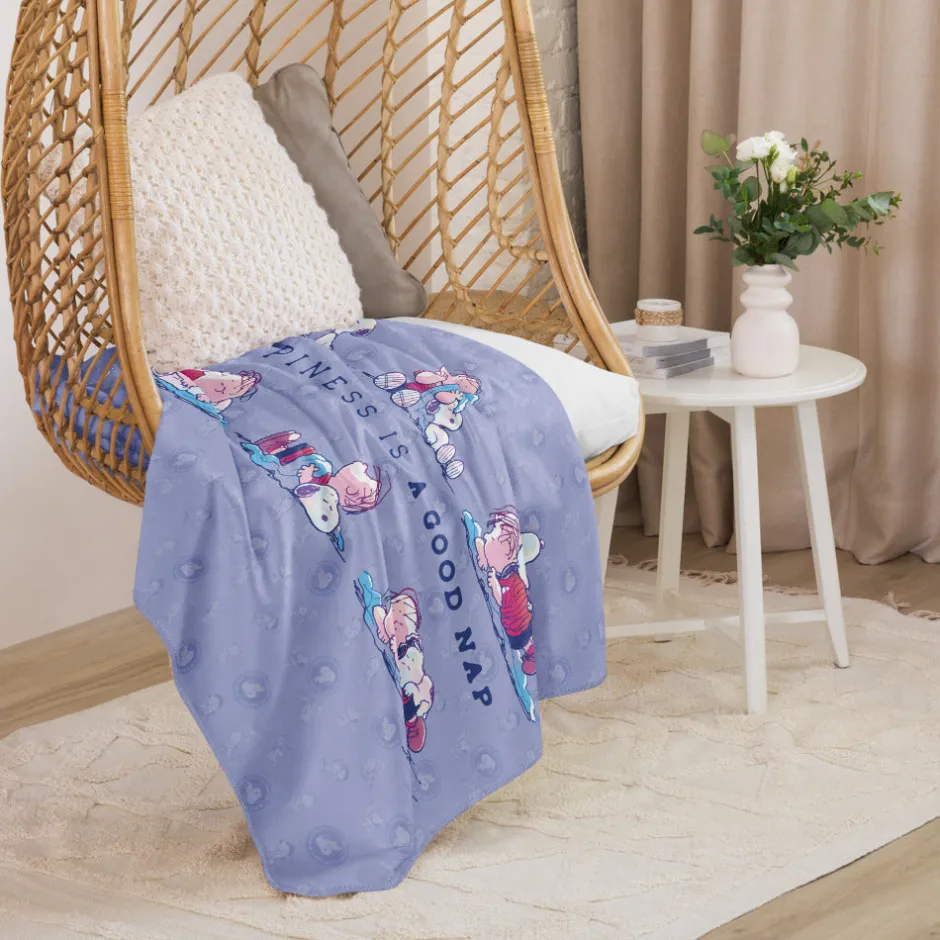 Fashion 75 Years of Happiness Is A Good Nap Sherpa Blanket Blankets & Pillows