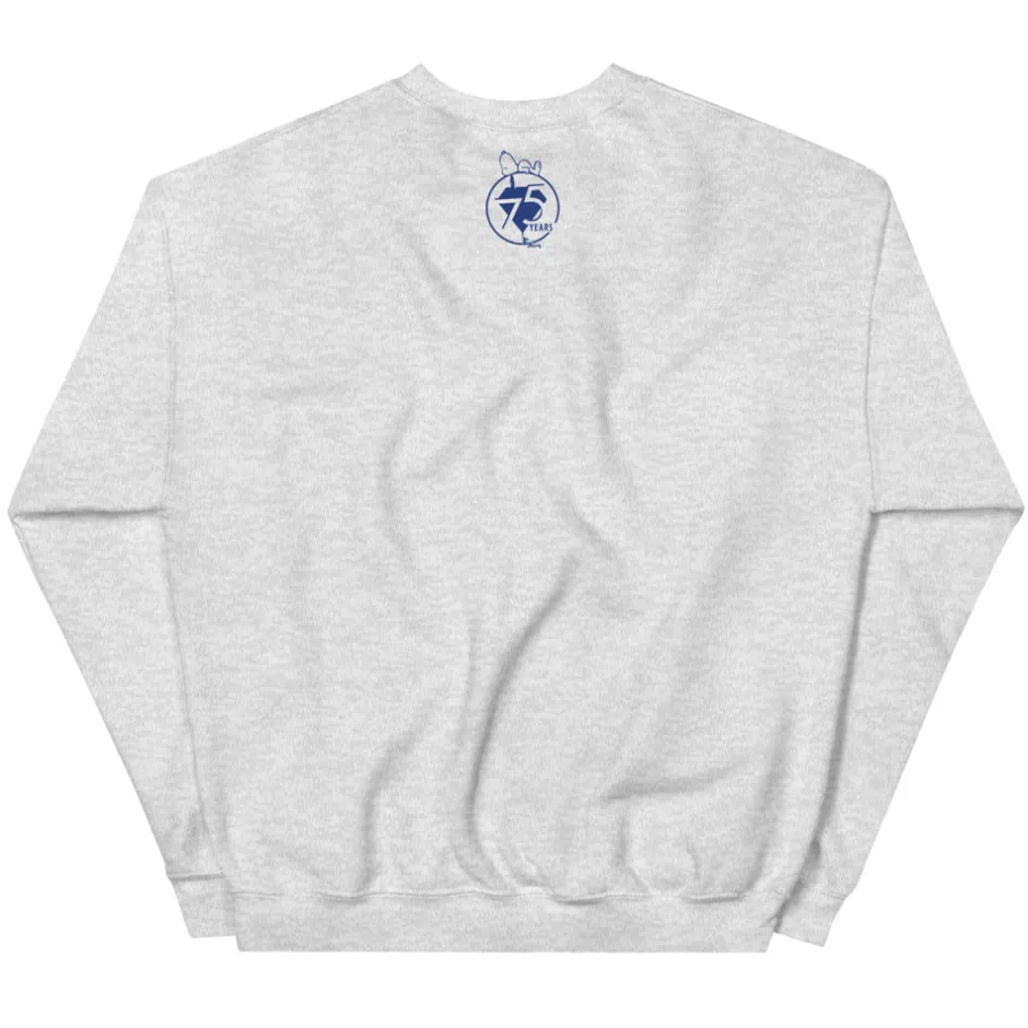 Fashion 75 Years of Home Is With Friends Adult Crewneck Sweatshirt Woodstock | Snoopy